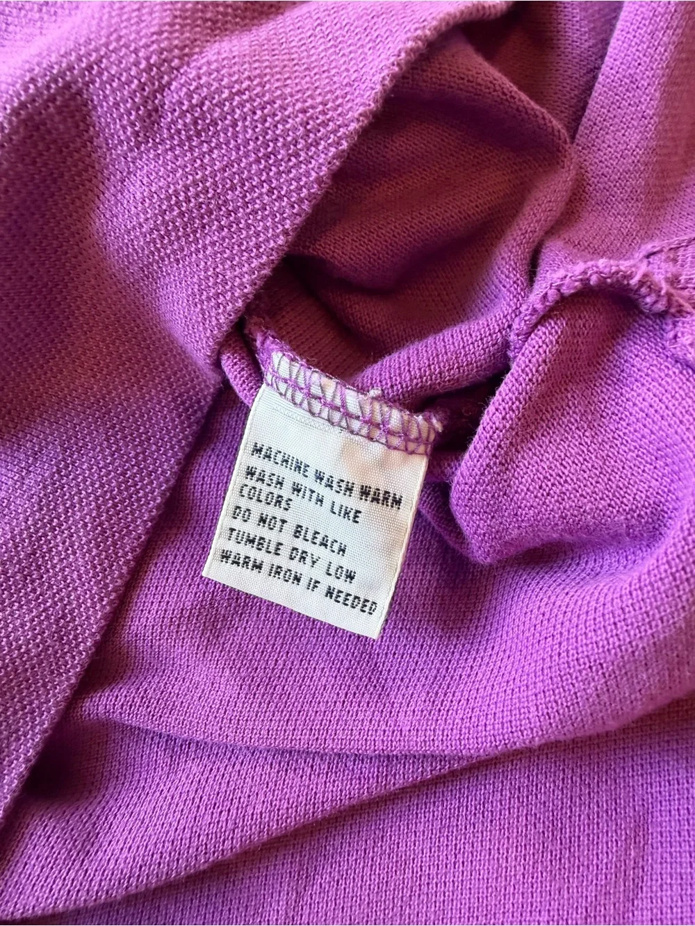 Polo Ralph Lauren Purple Classic Mesh Cotton Polo Shirt Men’s XXL Vintage